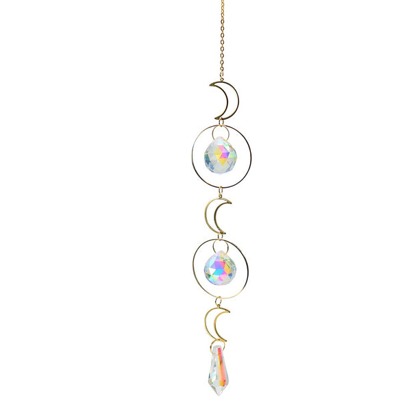 Be the Light Rainbow Making Suncatcher Sticker Moon & Stars