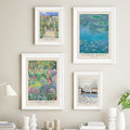 claude monet impressionist prints gallery wall art aesthetic posters roomtery