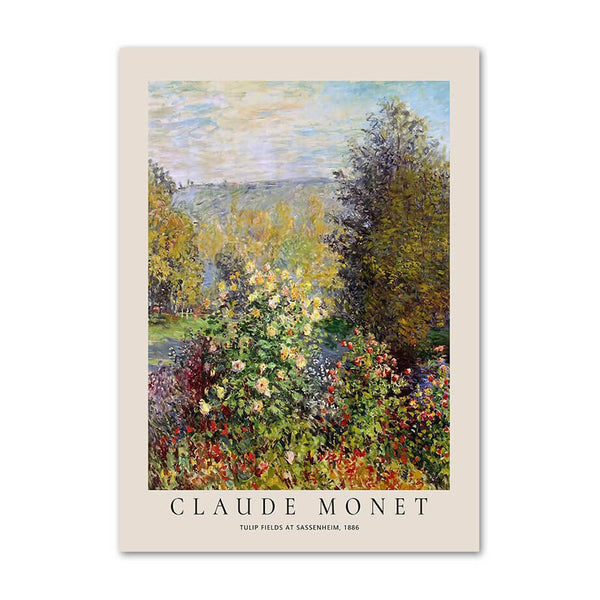 Monet Impressionist Art Canvas Posters - Shop Online on roomtery