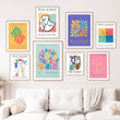 Matisse Colorful Gallery Wall Canvas Posters