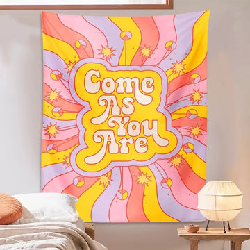 Come as You Are Hippie Tapestry