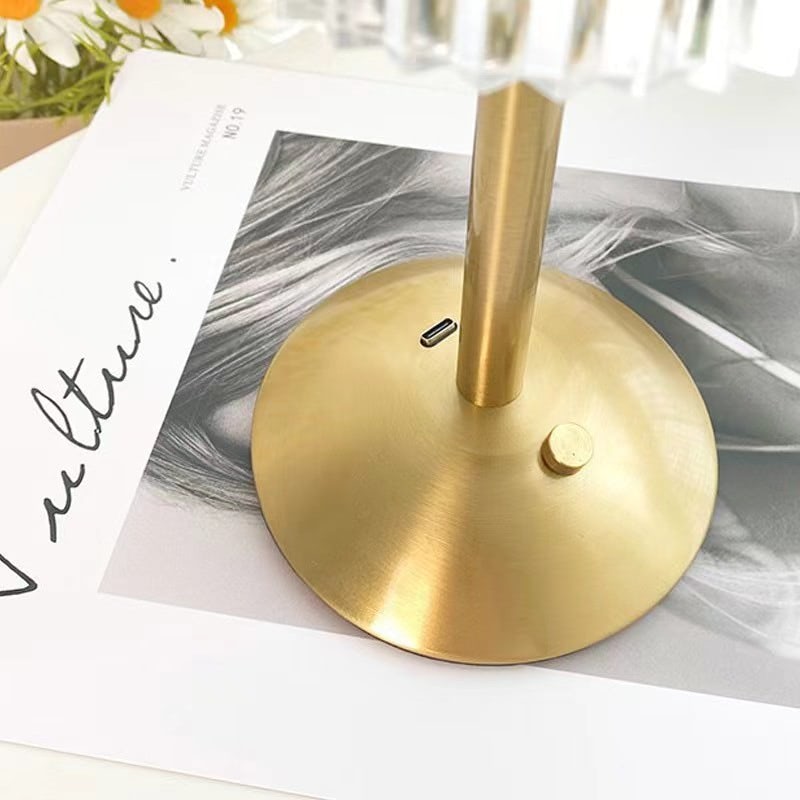 Coquette Brass Mini Table Lamp