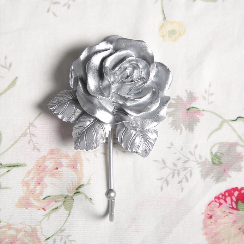 coquette aesthetic ceramic wall hanging hook key holder rose shaped roomtery