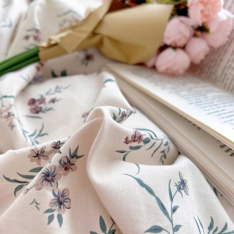 cottagecore aesthetic bedding floral pattern print roomtery