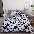 cow print indie room aesthetic bedding set roomtery