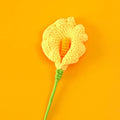 crochet calla lily flowers hand knitted bouquet aesthetic decor roomtery