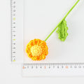 crochet daisy flower knitted bouquet aesthetic decor roomtery