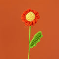 crochet daisy flower knitted bouquet aesthetic decor roomtery