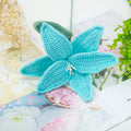 crochet lily flower artificial bouquet aesthetic decor roomtery