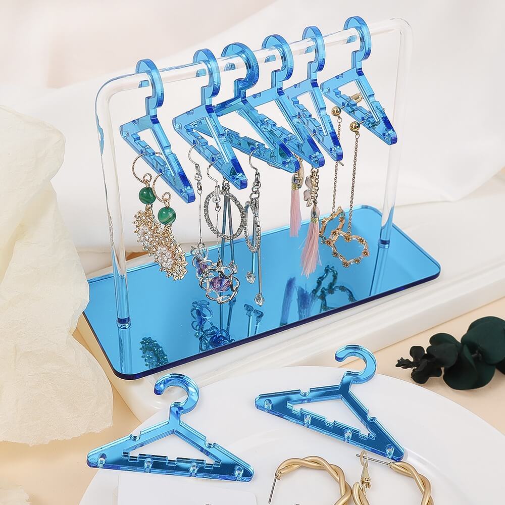 cute acrylic desk jewelry stand earrings holder and organizer roomtery