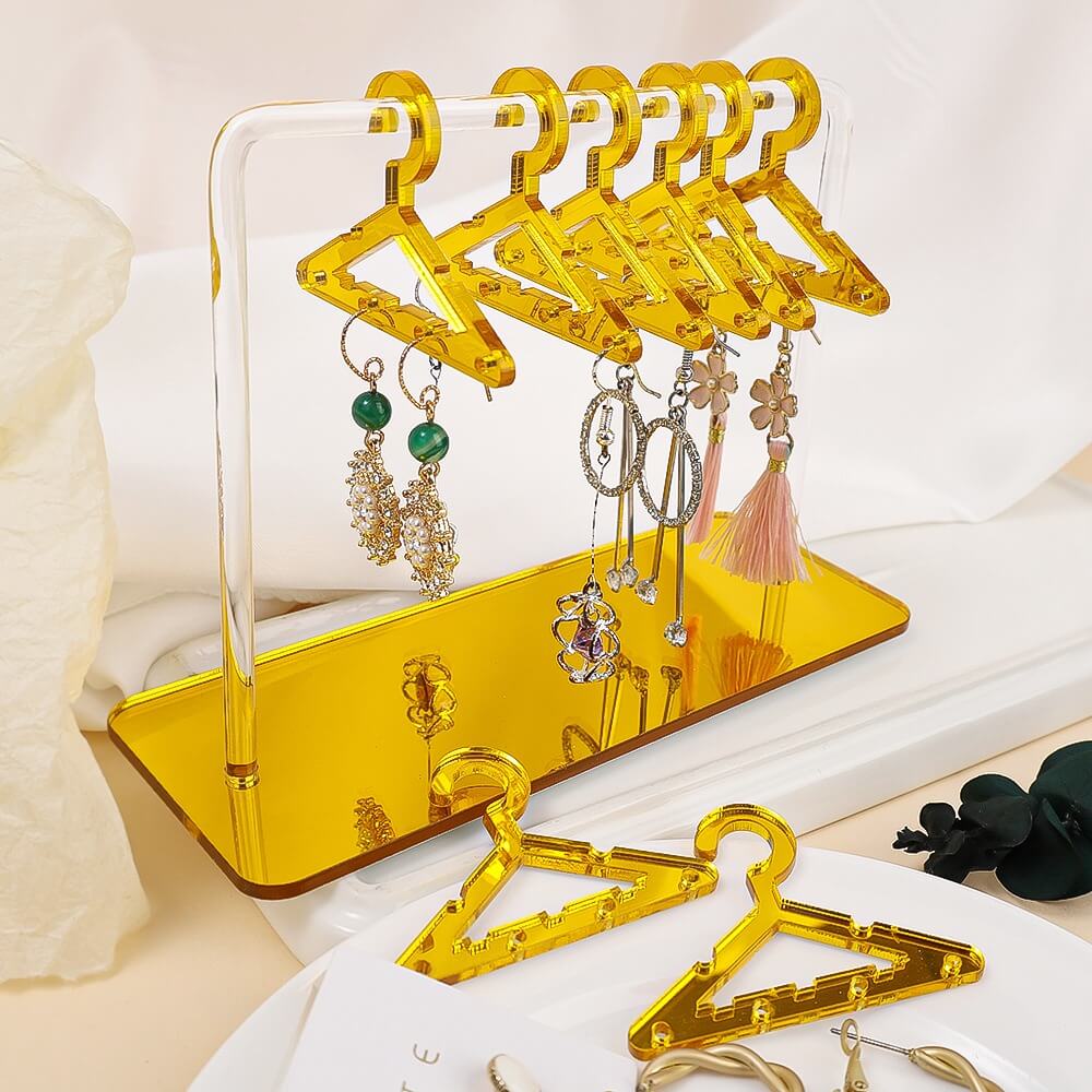 cute acrylic desk jewelry stand earrings holder and organizer roomtery