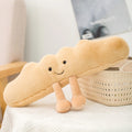 cute aesthetic plush toy soft baguette bread toy roomtery