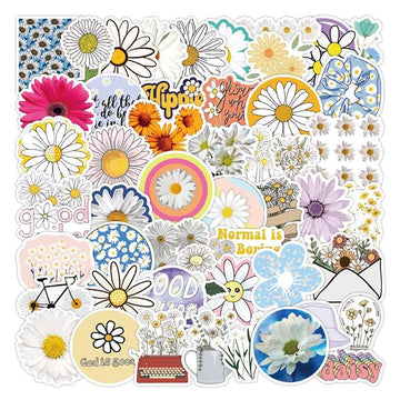 Cute Daisy Flowers Sticker Pack