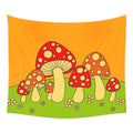 cute fly agaric mushroom fairy indie aesthetic room tapestry roomtery