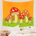 cute fly agaric mushroom fairy indie aesthetic room tapestry roomtery