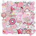 cute pastel pink kawaii aesthetic stickers roomtery