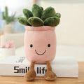 kawaii potted succulents cute plush toy plantmom aesthetic room roomtery