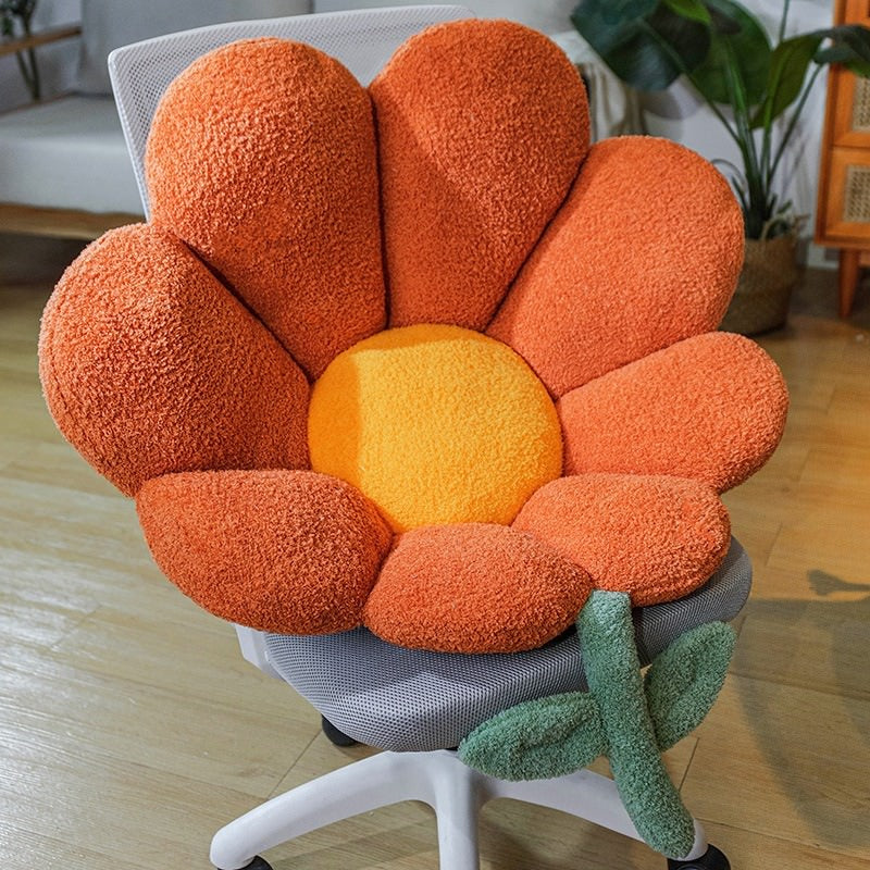 Small Daisy Flower shaped Cushion Office Computer Chair - Temu