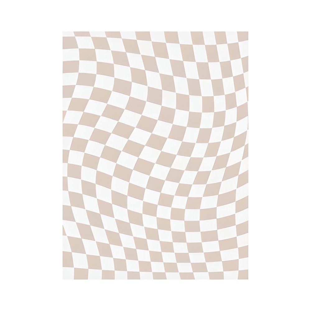 danish pastel aesthetic curved checker area rug roomtery