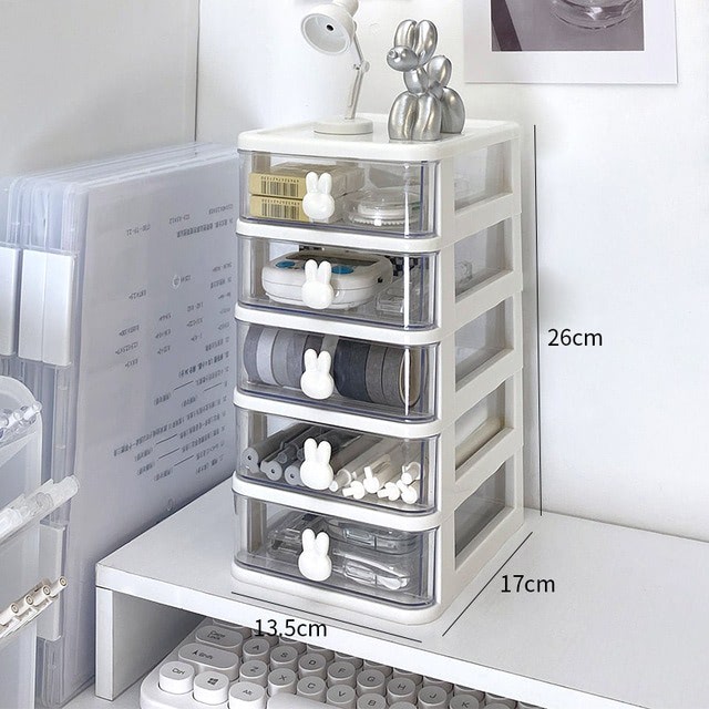 Stackable Desktop Shelf Organizer  Aesthetic Room Desk Decor - roomtery