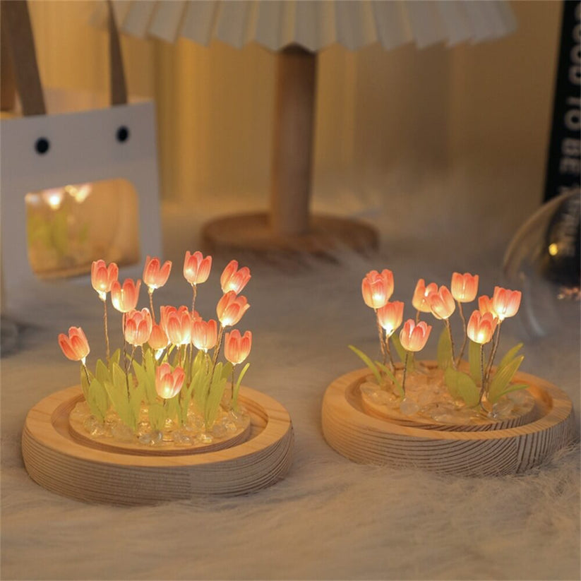 DIY Mini Tulip Flower Night Lights - Shop Online on roomtery