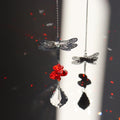 butterfly aesthetic crystal light catcher pendant roomtery