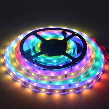 dream lights led rgb strip tape multicolor ws2811 app controlled