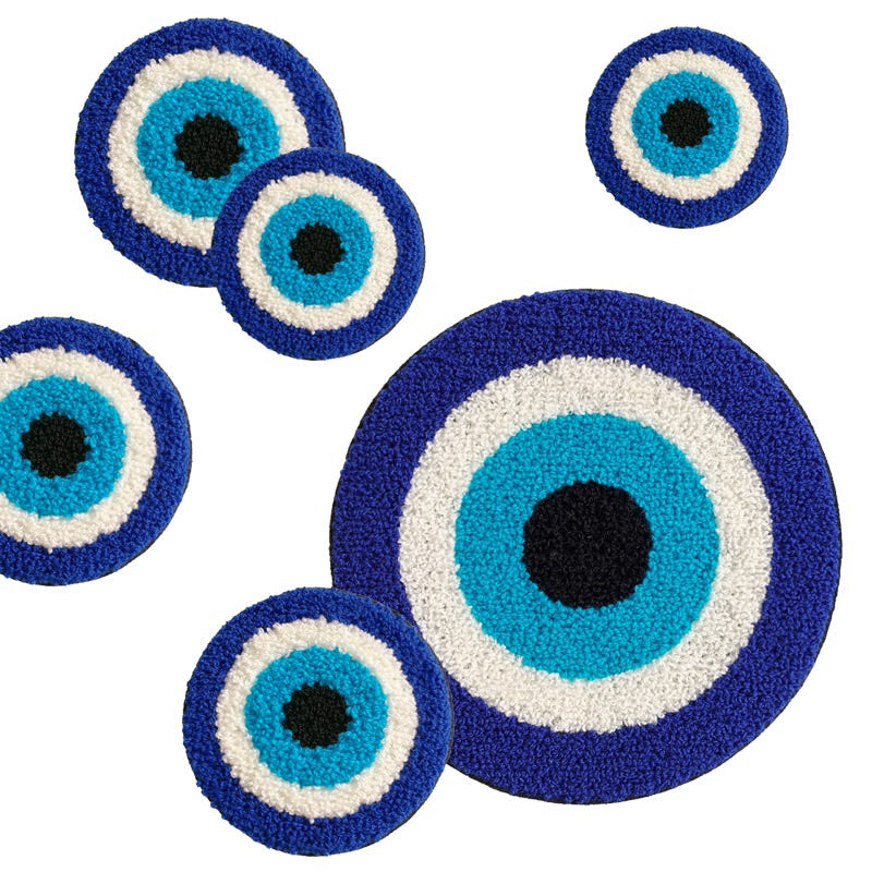 Evil Eye Embroidered Coaster