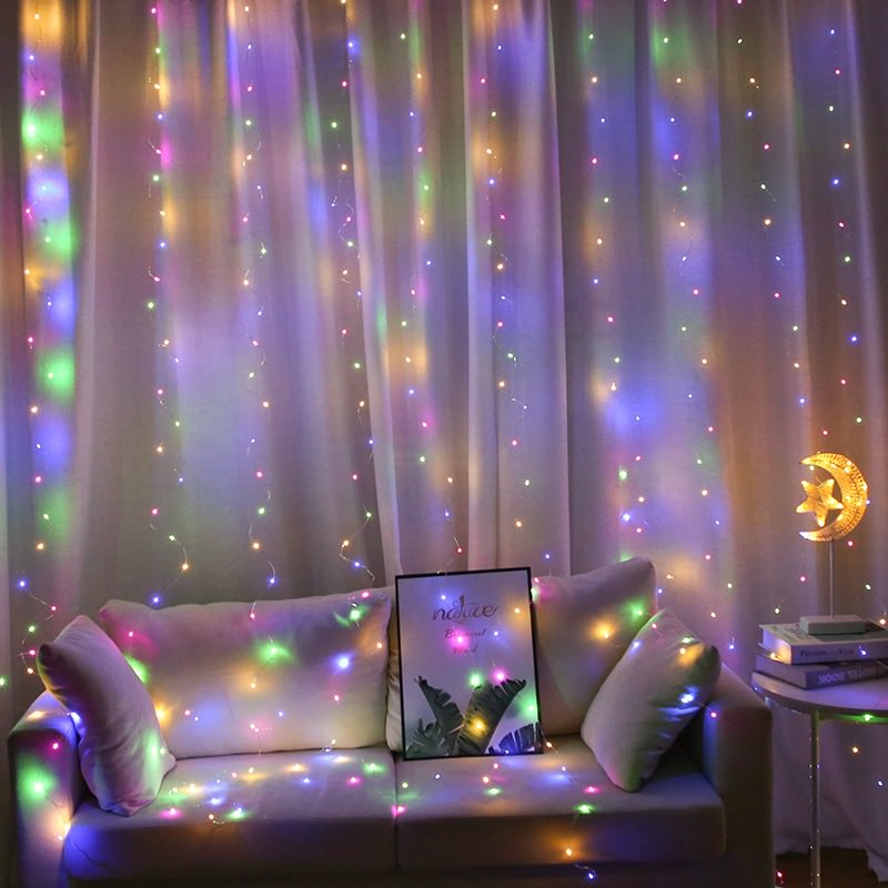 fairy curtain lights aesthetic room decor roomtery
