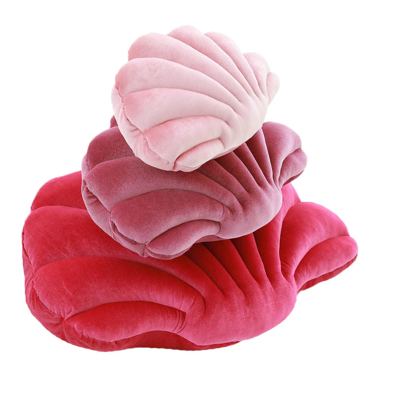 Shell Billow Sea Shell Velvet Throw Pillow - Shop Online on roomtery