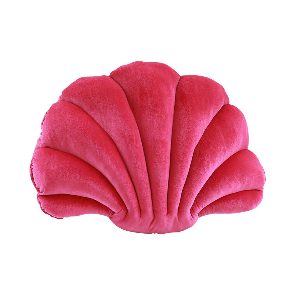 Shell Billow Sea Shell Velvet Throw Pillow - Shop Online on roomtery