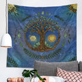 night day sun moon fairycore aesthetic tree of life wall hanging tapestry wall art roomtery