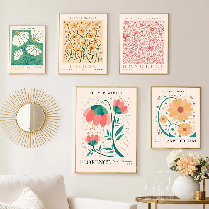 Flower Art Canvas Posters - Shop Online on roomtery