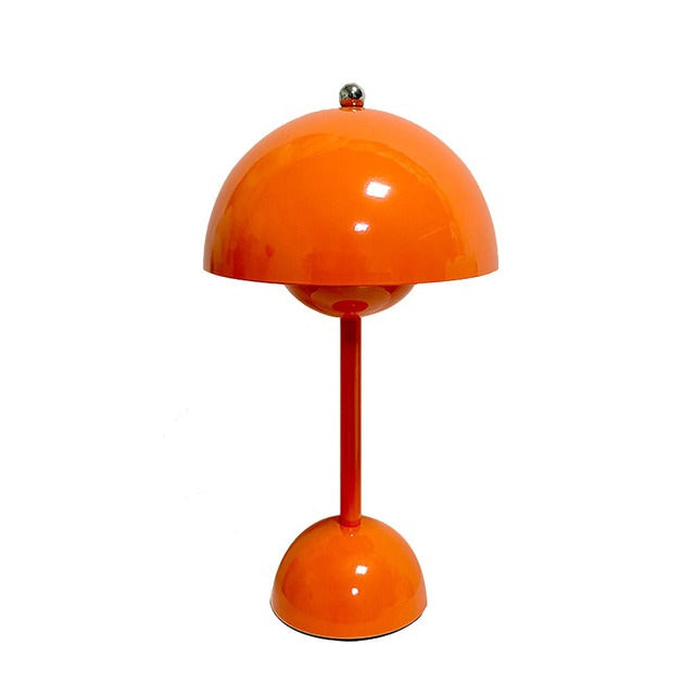 flowerpot flower pot vintage table glossy mushroom lamp preppy aesthetic lamp decor roomtery