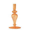 vintage french glass candle holder old money aesthetic rustic candlestick roomtery