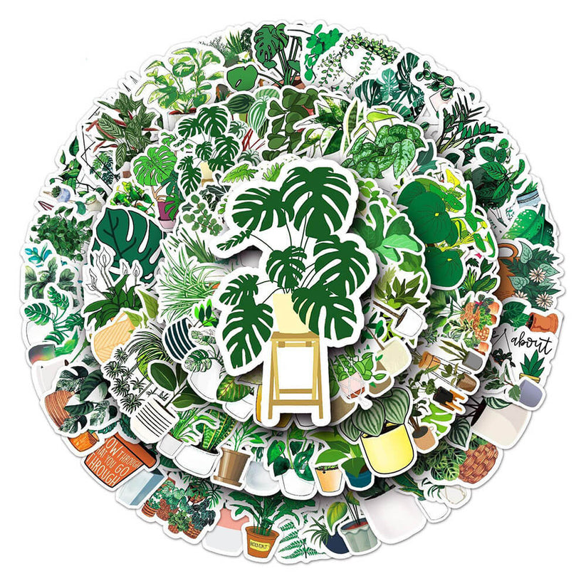 Fresh Greenery Sticker Pack - Shop Online on roomtery