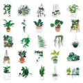 fresh greenery potted plants aesthetic sticker pack