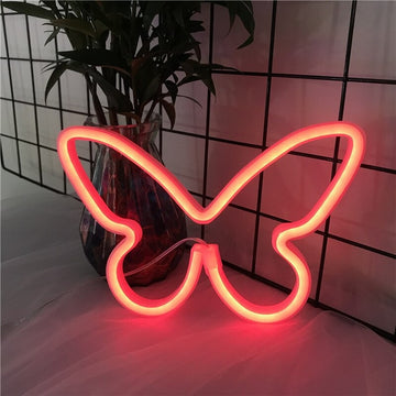 Butterfly Wall Neon Sign