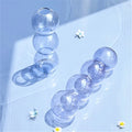 colored glass bubble vase danish pastel aesthetic blowed glass aesthetic table vase roomtery