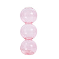 colored glass bubble vase danish pastel aesthetic blowed glass aesthetic table vase roomtery