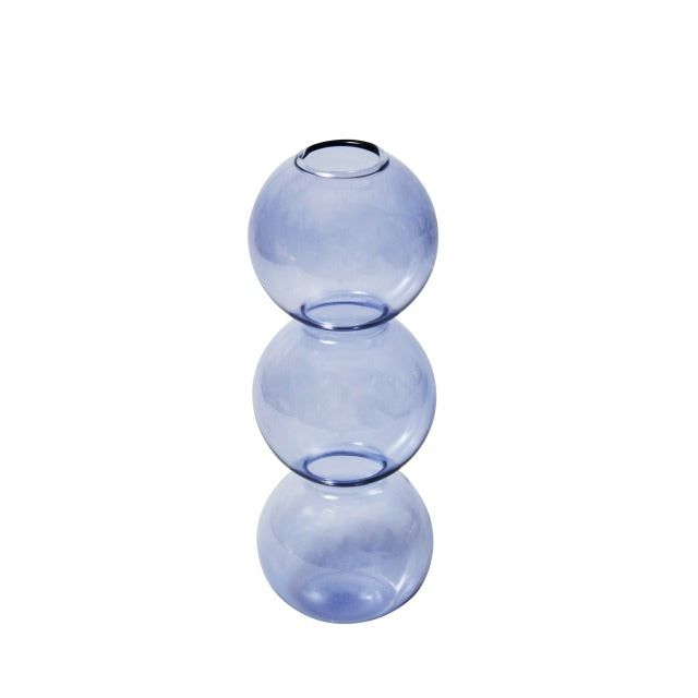 colored glass bubble vase danish pastel aesthetic blowed glass aesthetic table vase roomtery