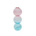 colored glass bubble vase danish pastel aesthetic blowed glass aesthetic table vase roomtery