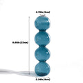 colored glass bubble vase danish pastel aesthetic blowed glass aesthetic table vase roomtery
