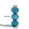 colored glass bubble vase danish pastel aesthetic blowed glass aesthetic table vase roomtery