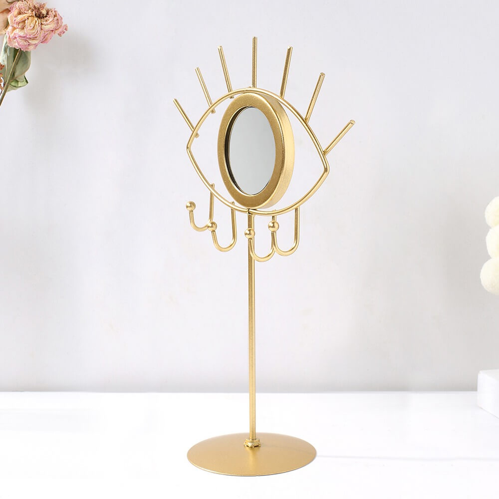 golden eye table top jewelry holder stand organizer roomtery