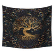 Golden Tree of Life Tapestry