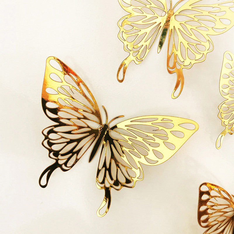 Golden Butterfly Wall Decor | Aesthetic Room Wall Decor - roomtery