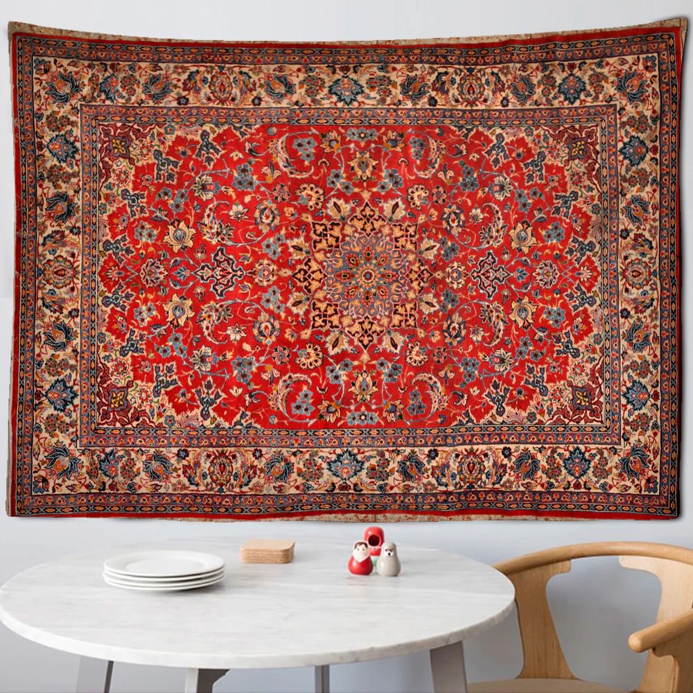 Red tapestry sale