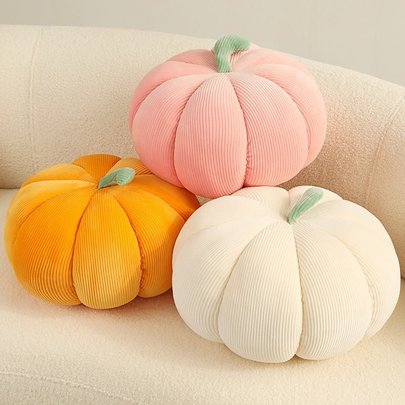 pumpkin throw pillow aesthetic decor plush toy pumpkin cushion decor roomtery