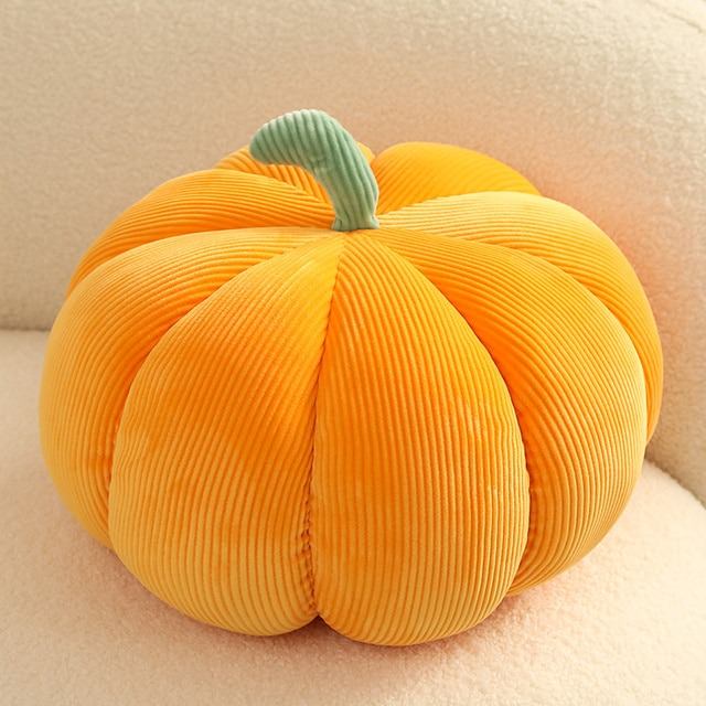 pumpkin throw pillow aesthetic decor plush toy pumpkin cushion decor roomtery